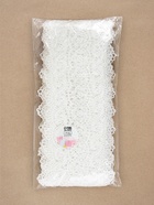 Кружево гипюровое, 105 мм, 6.8±0.5 м, цвет белый - Фото 5