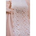 Кружево гипюровое, 105 мм, 6.8±0.5 м, цвет белый - Фото 4