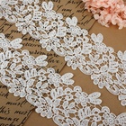 Кружево гипюровое, 85 мм, 6.8±0.5 м, цвет белый - Фото 2