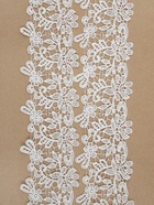 Кружево гипюровое, 85 мм, 6.8±0.5 м, цвет белый - Фото 3