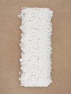 Кружево гипюровое, 85 мм, 6.8±0.5 м, цвет белый - Фото 4