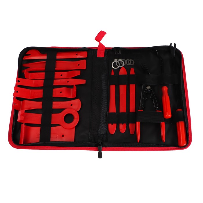 Набор инструмента по пластику, 19 предметов, в сумке - Фото 1