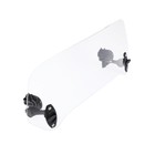 Удлинитель ветрового стекла на мотоцикл, 16×36 см, универсальный, пластик - Фото 2