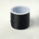 Нить силиконовая (резинка) d=0,5 мм, L=100 м, цвет чёрный - Фото 1