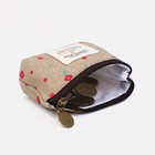 Кошелёк на молнии, цвет бежевый - фото 21496477