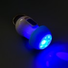 Фонарик брелок для ключей на кольце «Грибочек», мигает, 4×2.5×2.5 см, МИКС - Фото 3