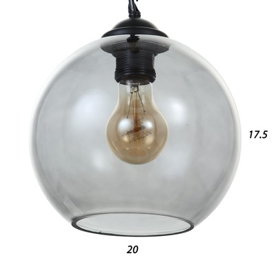 Светильник BayerLux 2537/1BK E27 40 Вт черный 20×20×20-120 см
