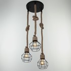 Светильник BayerLux 2605/3 E27 40Вт черный 30x30x19-119 см - фото 24238607