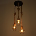 Светильник BayerLux 2605/3 E27 40Вт черный 30x30x19-119 см - фото 24238609