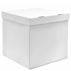 Коробка для воздушных шаров с наклейками «Единороги», белый, 70х70х70 см, набор 5 шт. - Фото 1