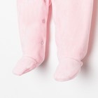 Комбинезон утеплённый для девочки, цвет розовый, рост 80 7704639