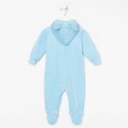Комбинезон утеплённый для мальчика, цвет голубой, рост 80 7704659