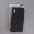 Чехол для Xiaomi Redmi 9A, силиконовый, матовый, черный - фото 51454670