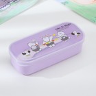 Ланч-бокс для еды с ложкой «Мишки», в школу, пластик, 18×7×4,5 см, МИКС - Фото 6