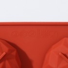 Форма для выпечки Доляна «Кристалл», силикон, 8 ячеек, 29×17×2.2 см, d=5.5 см, цвет коричневый - Фото 4