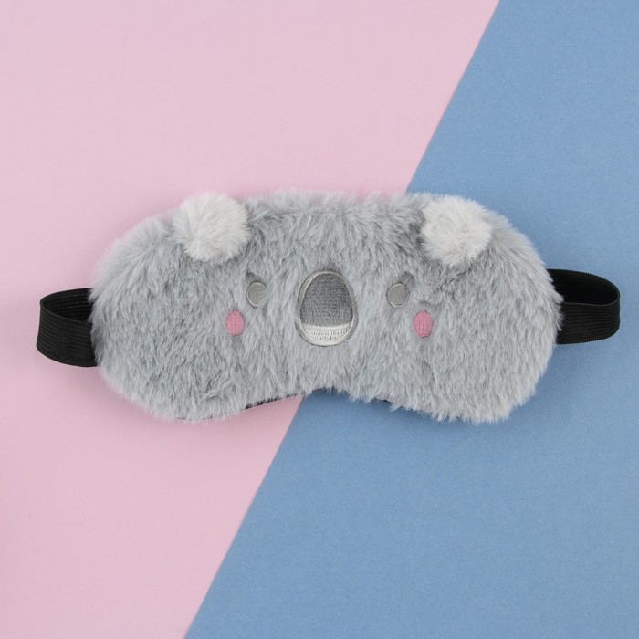 Маска для сна «Коала», серая - Фото 1