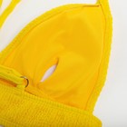 Купальник женский раздельный MINAKU со сборками цвет жёлтый, размер 46 - Фото 11