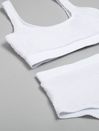 Купальник женский раздельный MINAKU с топом цвет белый, размер 50 - Фото 5