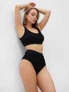 Купальник женский раздельный MINAKU с топом цвет чёрный, размер 50 - Фото 3