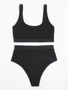 Купальник женский раздельный MINAKU с топом цвет чёрный, размер 50 - Фото 9