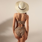 Шляпа женская с леопардовым ремешком MINAKU цвет молочный, р-р 58 - Фото 3
