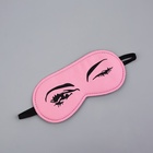 Маска для сна «Кокетка», 19×8.5 см, резинка одинарная, цвет розовый - Фото 2