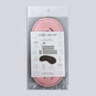Маска для сна «Кокетка», 19 × 8,5 см, резинка одинарная, цвет розовый - фото 91834