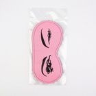 Маска для сна «Кокетка», 19×8.5 см, резинка одинарная, цвет розовый - Фото 7