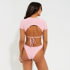 Купальник раздельный MINAKU с топом цвет розовый, размер 42 - Фото 5