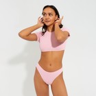 Купальник раздельный MINAKU с топом цвет розовый, размер 44 - Фото 1