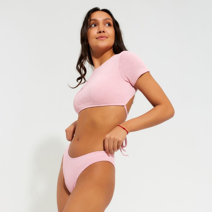 Купальник раздельный MINAKU с топом цвет розовый, размер 48
