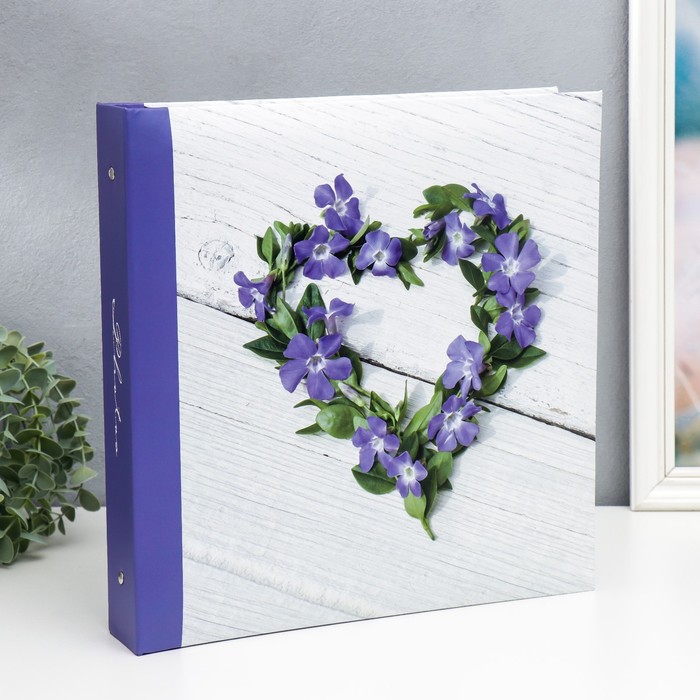 Фотоальбом на 500 фото 10х15 см Сердце из цветов" - Фото 1