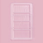 Форма для шоколада «Кора дерева», пластик, 20×12×2.5 см, 4 ячейки 8.5×2.1×0.8 см, прозрачная - Фото 2