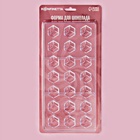 Форма для конфет и шоколада KONFINETTA «Секрет», 27.5×17.5×2.5 см, 21 ячейка 2.5×2.2×2 см, пластик, прозрачная 7129788