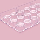 Форма для конфет и шоколада KONFINETTA «Шаффл», 27.5×17.5×2.5 см, 21 ячейка 3×3×1 см, пластик, прозрачная - Фото 6