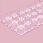 Форма для конфет и шоколада KONFINETTA «Бесконечность», 27.5×17.5×2.5 см, 21 ячейка 3.5×2×1.2 см, пластик, прозрачная 7129796