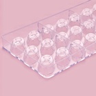 Форма для конфет и шоколада KONFINETTA «Бесконечность», 27.5×17.5×2.5 см, 21 ячейка 3.5×2×1.2 см, пластик, прозрачная - Фото 6