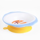 Набор детской посуды «Корги», тарелка на присоске 250мл, вилка, ложка - фото 6548288