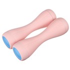 Гантель пластиковая ONLYTOP, 2 шт., 2 кг, цвет розовый - Фото 2