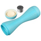 Гантель пластиковая ONLYTOP, 2 шт., 2 кг, цвет синий - Фото 3