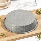 Форма для выпечки «Элин Мрамор. Круг», d=26 см, антипригарное покрытие, цвет серый - Фото 3