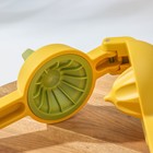 Соковыжималка ручная Доляна Juicer, цвет жёлтый/зелёный - Фото 4