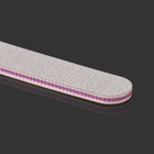 Пилка-наждак «PREMIUM», абразивность 180/200, 18 см, цвет серый - Фото 3