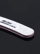 Пилка для ногтей «PREMIUM», бумеранг, 180/200 грит, 18 см, серая - Фото 2