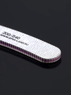 Пилка для ногтей «PREMIUM», бумеранг, 200/240 грит, 18 см, серая - Фото 2