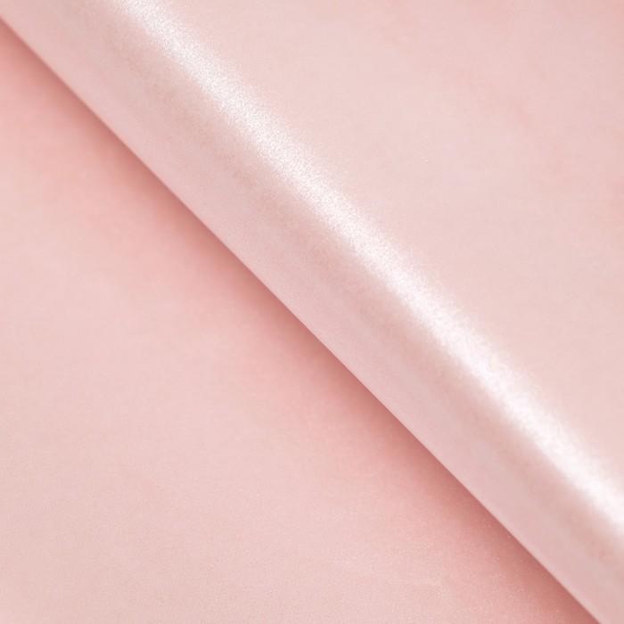 Бумага тишью «Жемчужная», розовый, 50 х 66 см - Фото 1