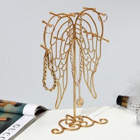Подставка для украшений 'Крылья ангела' 15 х 9,5 х 30, цвет золото