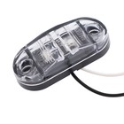 Плафон подсветки номера 12-24 В, 76×30 мм, провод 18 см - Фото 1