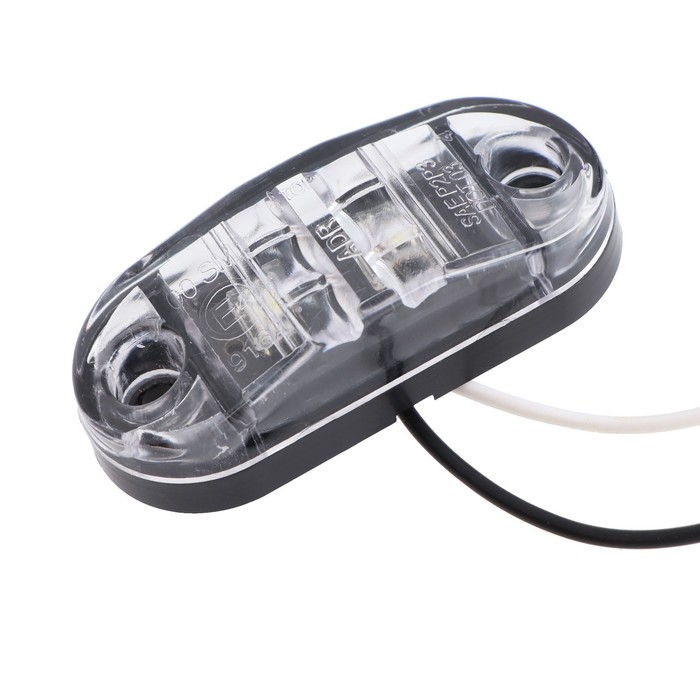 Плафон подсветки номера 12-24 В, 76×30 мм, провод 18 см - Фото 1