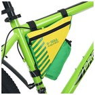 Велосумка подрамная с отсеком для бутылки, жёлтая - Фото 2